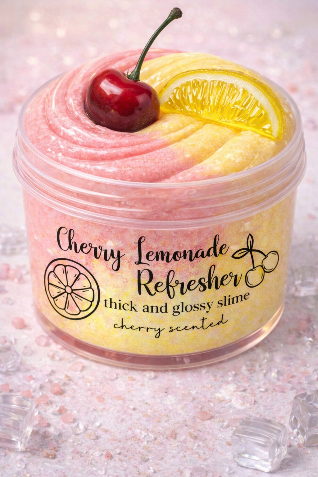 Cherry Lemonade Refresher Thick & Glossy Slime